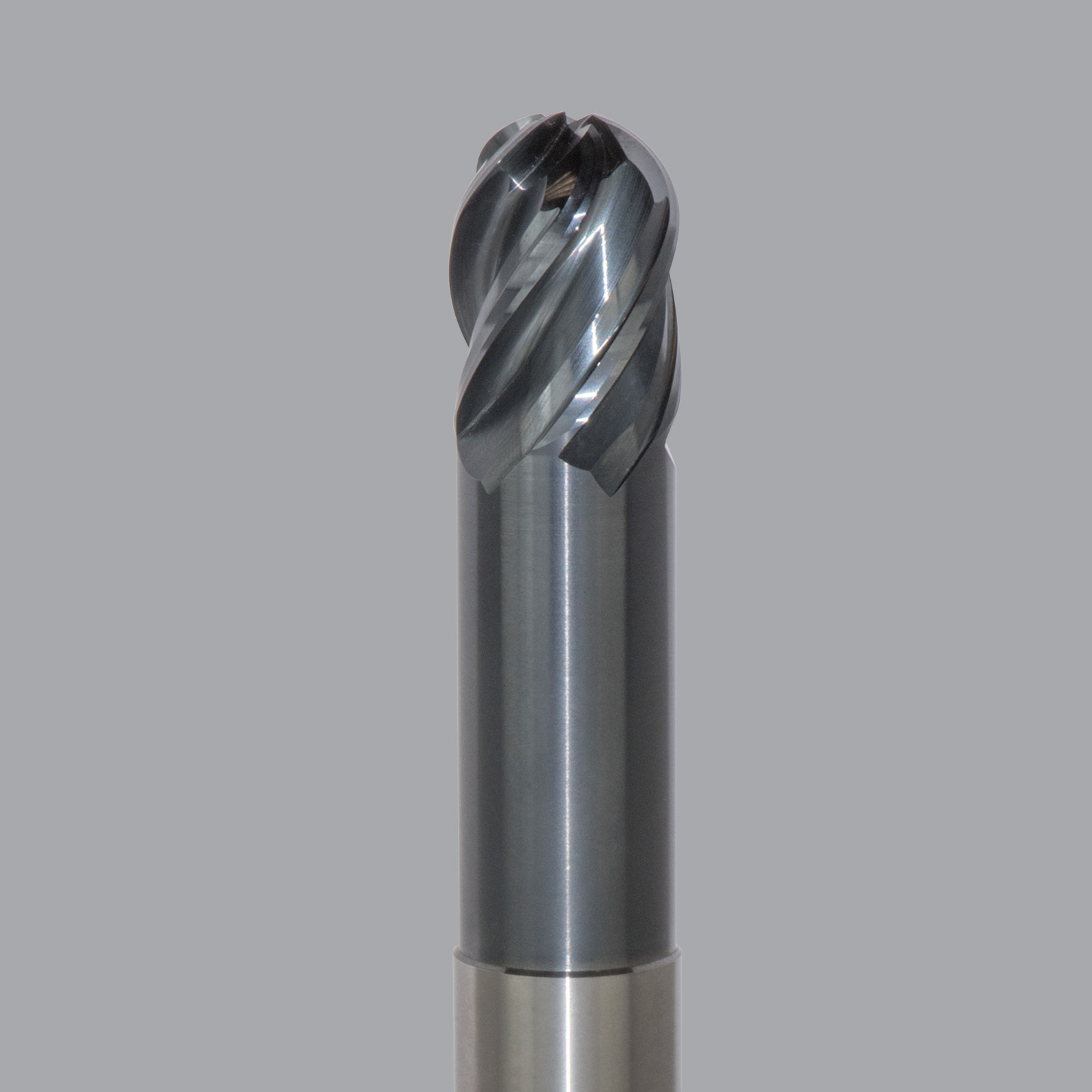 Onsrud MXB2650566W Solid Carbide end mill 5FL 1/1 x 3-1/4 x 7 OAL Ball CR For ISO S, ISO M, ISO P, Titanium, Stainless Steel, Steel, 1/1 Shank, ESG Coated