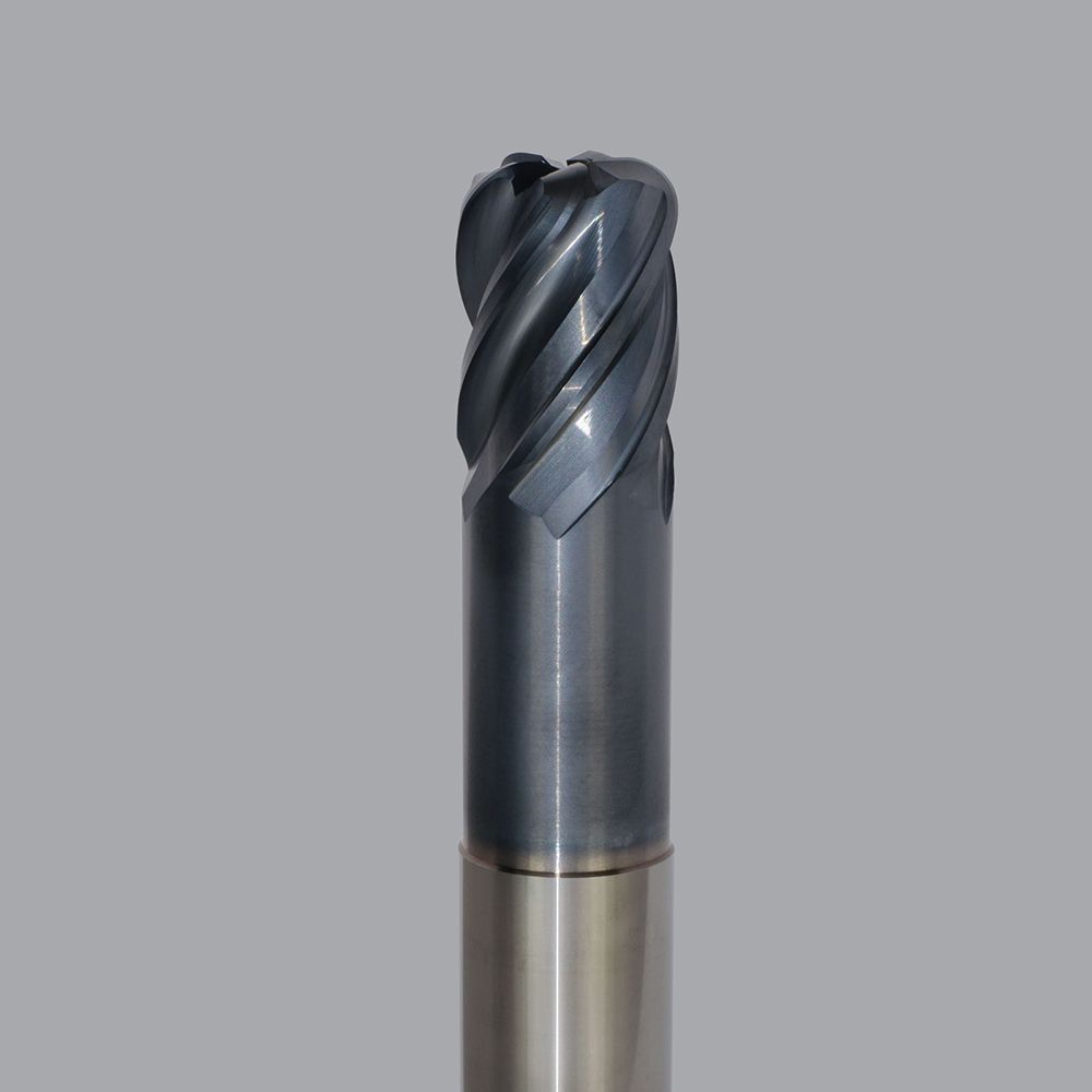 Onsrud MXQ2650094W Solid Carbide end mill 5FL 1/1 x 1-1/4 x 6 OAL 0.060 CR For ISO S, ISO M, ISO P, Titanium, Stainless Steel, Steel, 1/1 Shank, ESG Coated