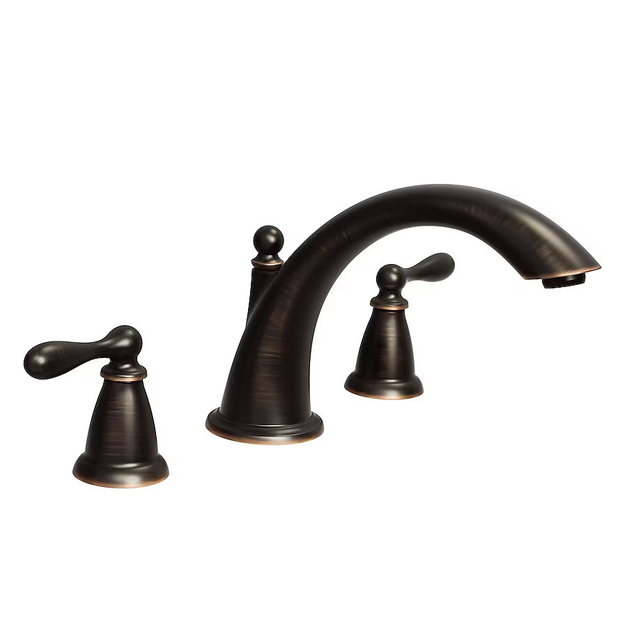 Moen Caldwell 2-Handle Deck Mount Roman Bathtub Faucet