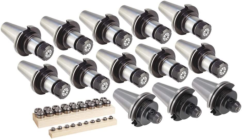 Techniks TP-C50 CAT50 45 Pc. Tooling Package Includes Holders & Collets