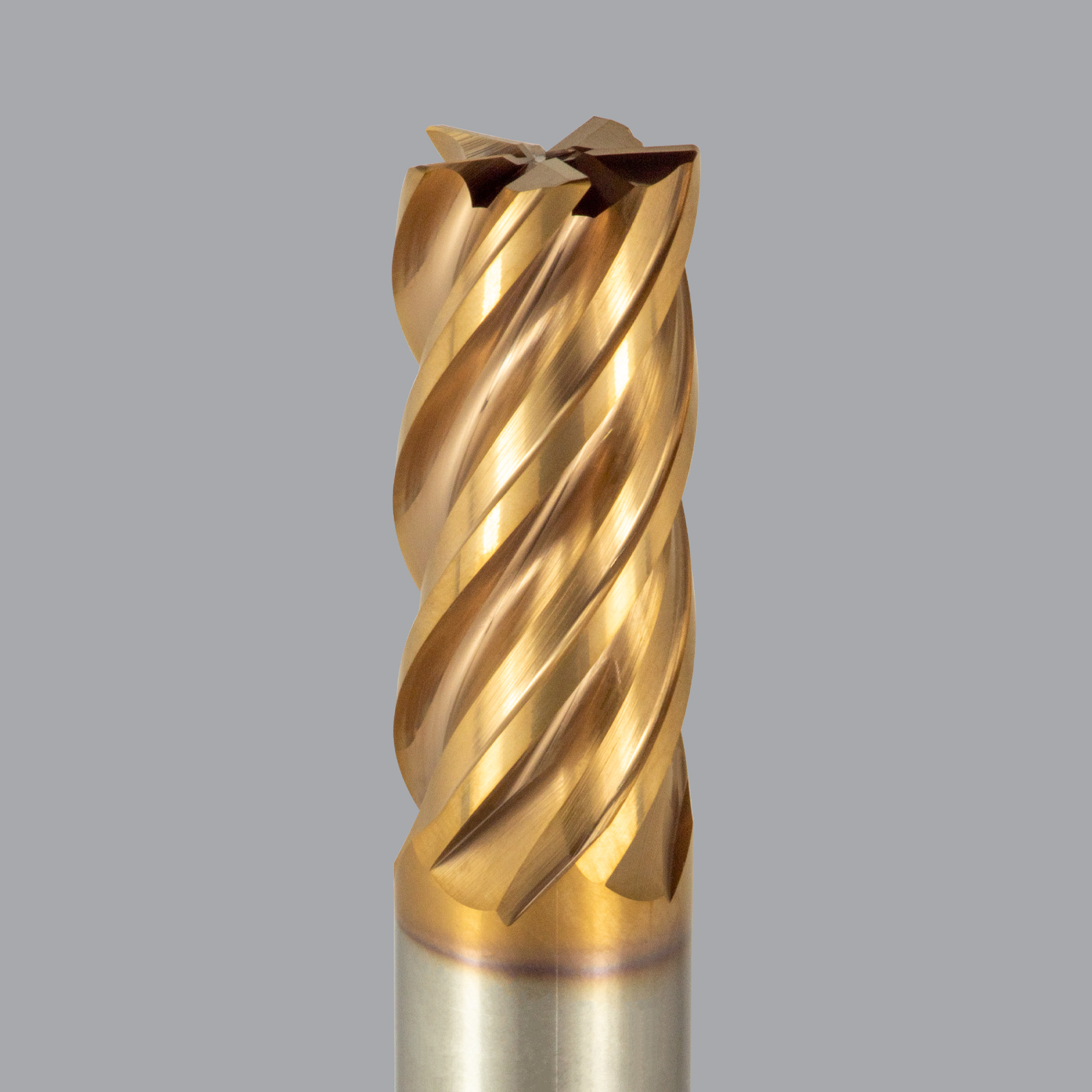 Onsrud TRX2650090 Solid Carbide end mill 5FL 1/1 x 2-1/8 x 5 OAL 0.030 CR For ium, 1/1 Shank, Coated