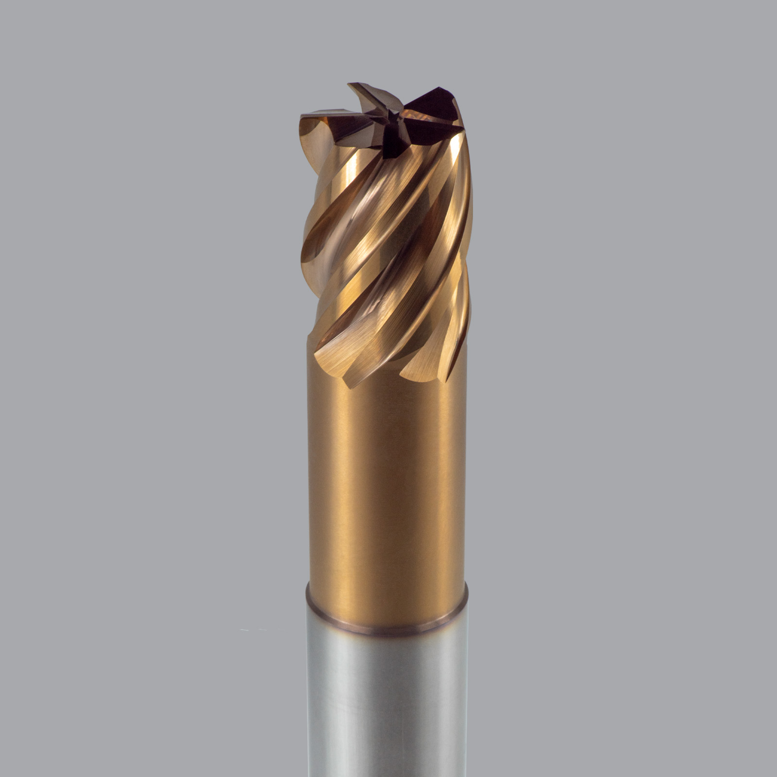 Onsrud TRX2650209 Solid Carbide end mill 5FL 1/1 x 1-1/4 x 6 OAL 0.030 CR For ium, 1/1 Shank, Coated