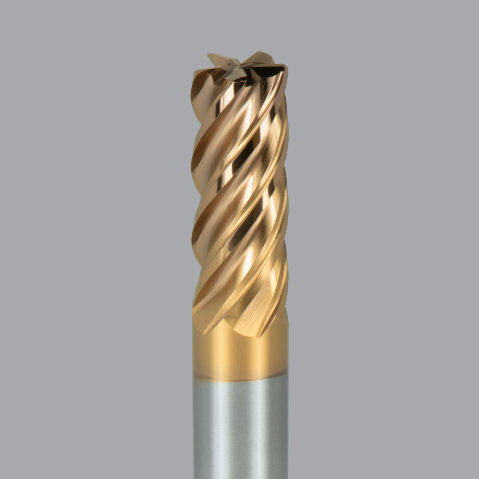 Onsrud TRX2650575 Solid Carbide end mill 5FL 3/8 x 7/8 x 2-1/2 OAL 0.030 CR For ium, 3/8 Shank, Coated