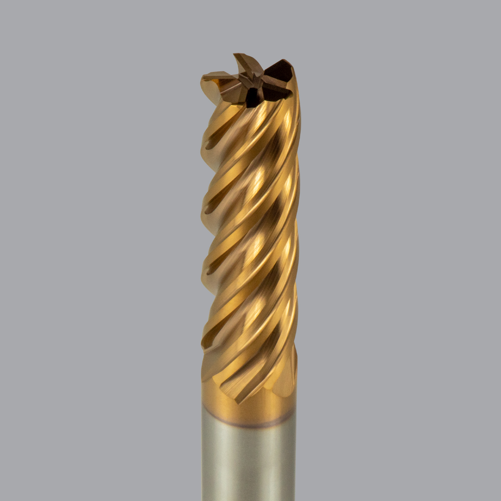 Onsrud TRX2650593 Solid Carbide end mill 5FL 1/2 x 1-5/8 x 4 OAL 0.030 CR For ium, 1/2 Shank, Coated