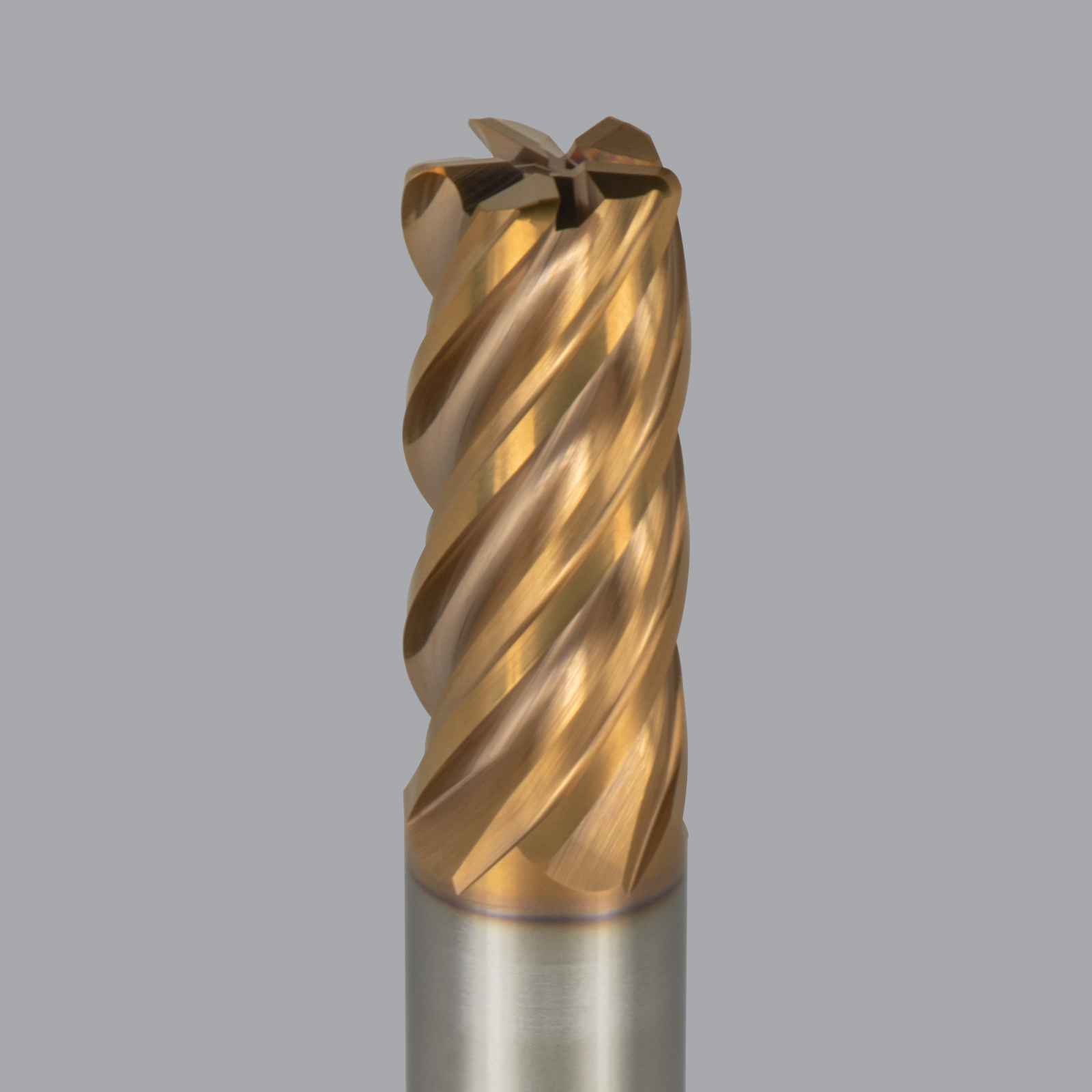 Onsrud TRX2650609 Solid Carbide end mill 5FL 5/8 x 1-3/8 x 3-1/2 OAL 0.060 CR For ium, 5/8 Shank, Coated