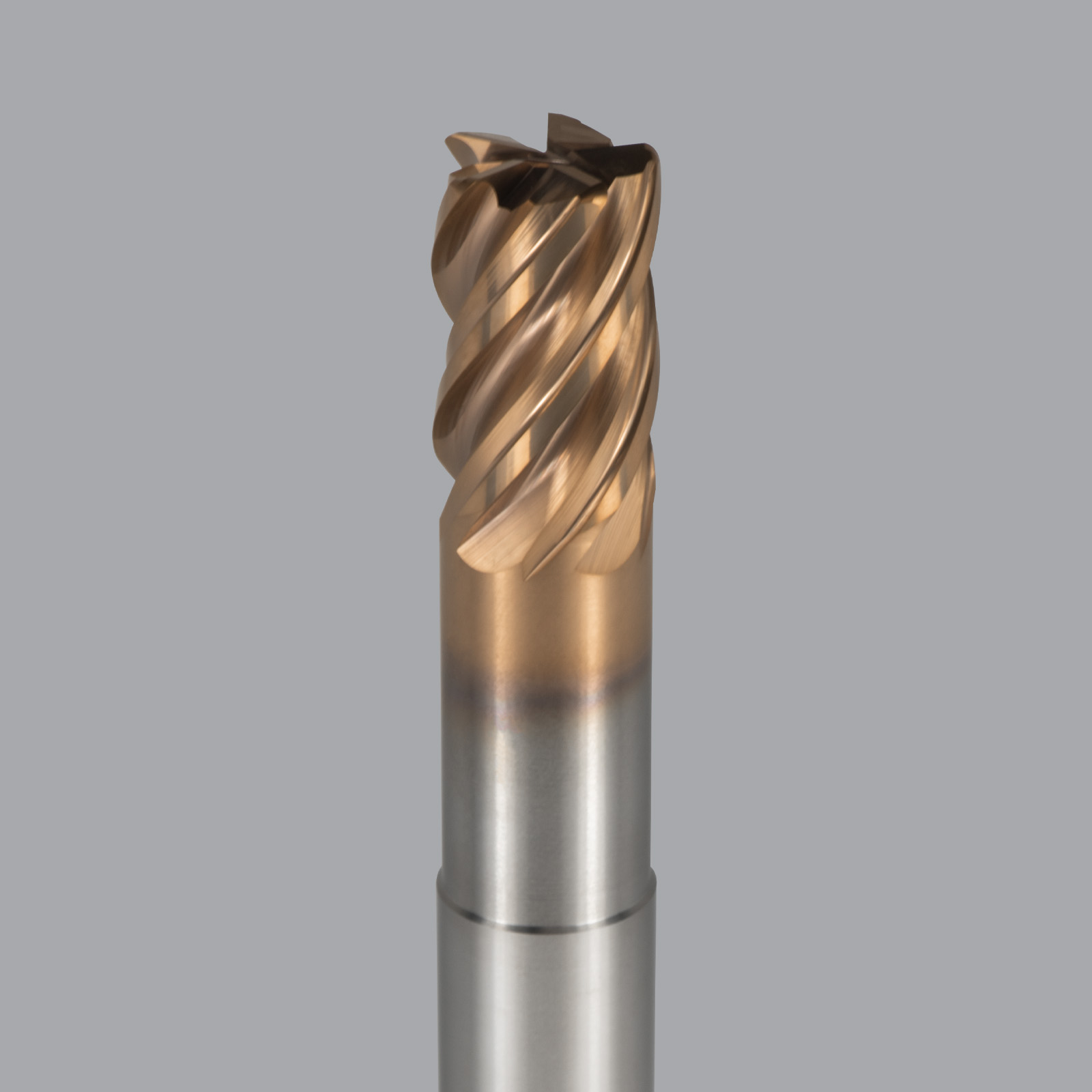 Onsrud TRX2652177 Solid Carbide end mill 5FL 3/4 x 1-1/8 x 5 OAL 0.060 CR For ium, 3/4 Shank, Coated