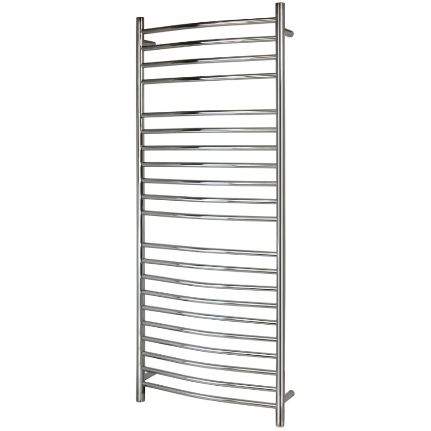 WarmlyYours - TWS3-VID21PH - Vida Towel Warmer, Polished, Hardwired, 21 Bars