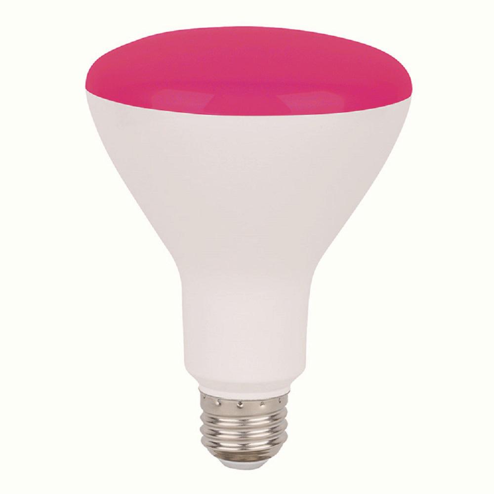 65-Watt Equivalent 8-Watt BR30 Dimmable LED Pink Light Bulb 80988