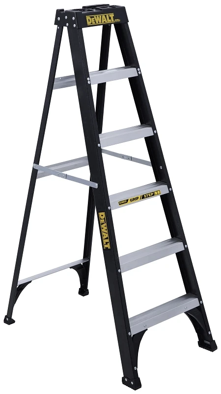 6-foot Fiberglass Step Ladder With 250 Pounds Load Capacity Type I Duty Rating