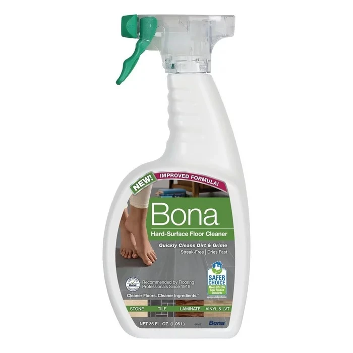 Hard Surface Floor Cleaner Spray, 32 Ounce Bottle For Multi-surface Cleaning