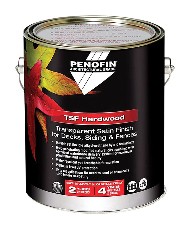 Tsf Hardwood Transparent Satin Ipe Water-based Wood Stain 1 Gal.