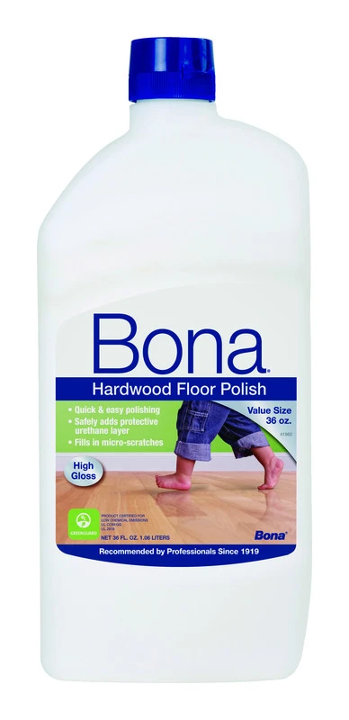 36 Oz. High Gloss Hardwood Floor Polish - Liquid For Wood Floors