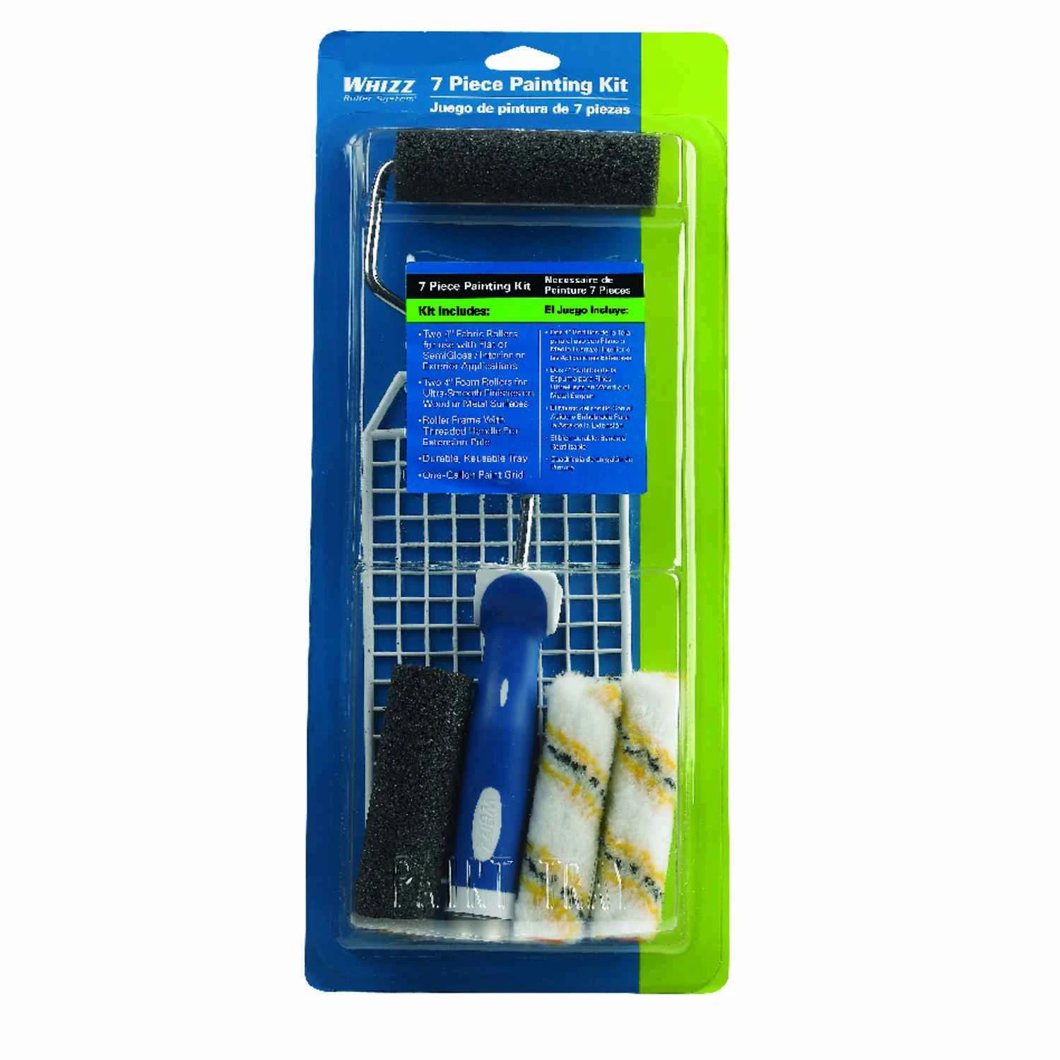 4 In. X 1/2 In. Microfiber Mini Paint Roller Kit With Tray