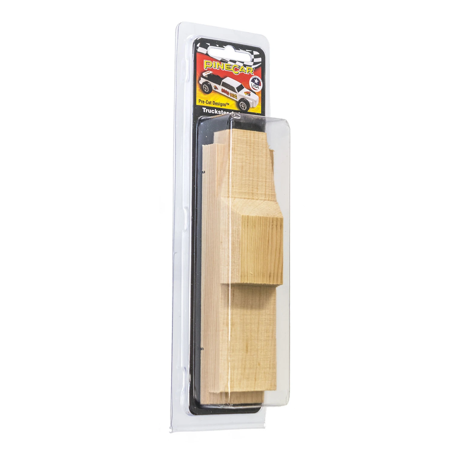 Truckster 4x4 Pre-cut Design Racer - Natural Wood Body