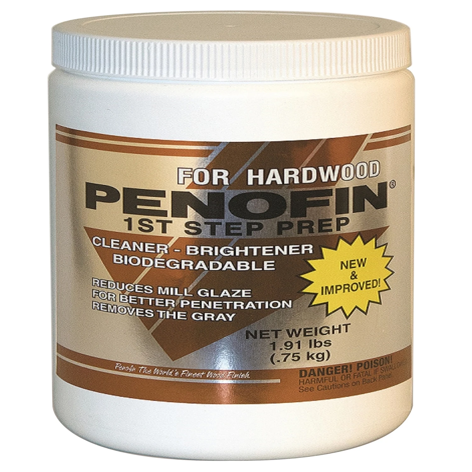 Transparent Clear Wood Cleaner 1 Quart - First Step Prep For Hardwood