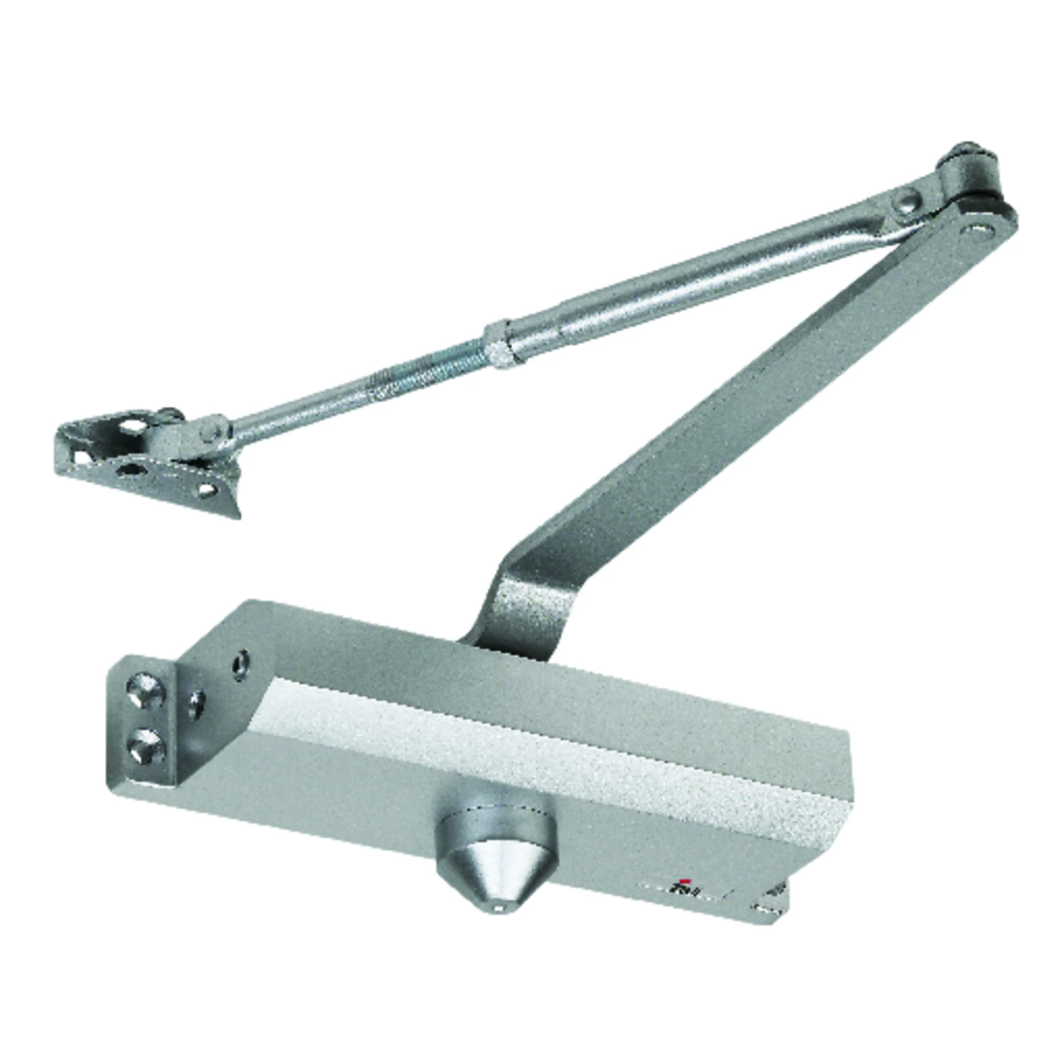 Commercial Door Closer Size Four Aluminum Finish Heavy Duty Adjustable
