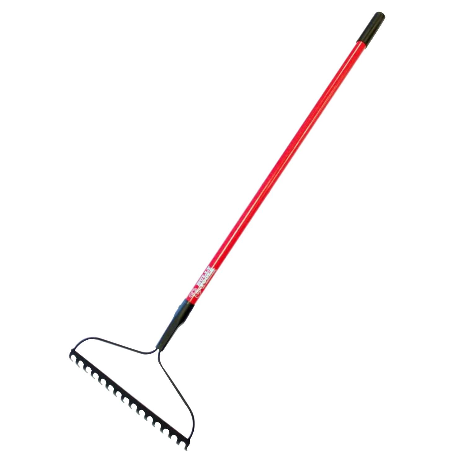 Heavy-duty Steel Bow Rake With 58-inch Fiberglass Handle And 16-inch Head
