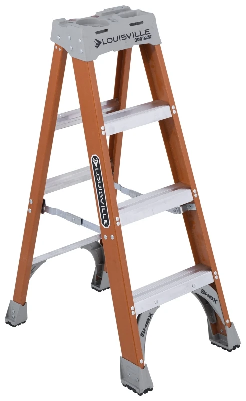 4-foot Fiberglass Step Ladder Type Ia With 300-pound Duty Rating