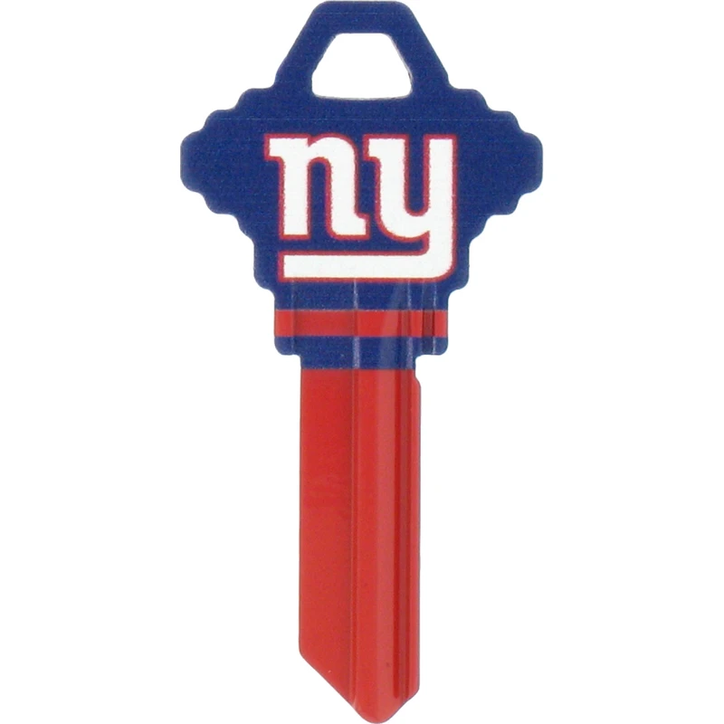 Hillman New York Giants Painted Key House/office Universal Key Blank Single Sided