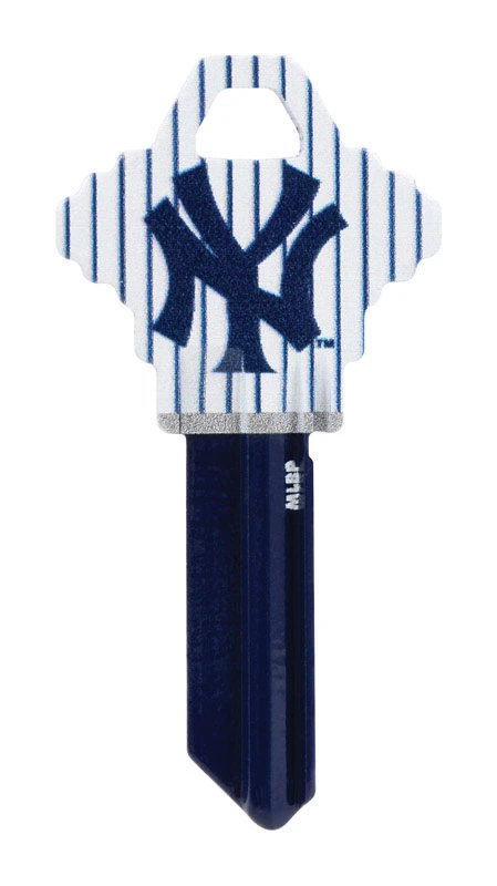 Hillman New York Yankees Painted Key House/office Universal Key Blank Single Sided