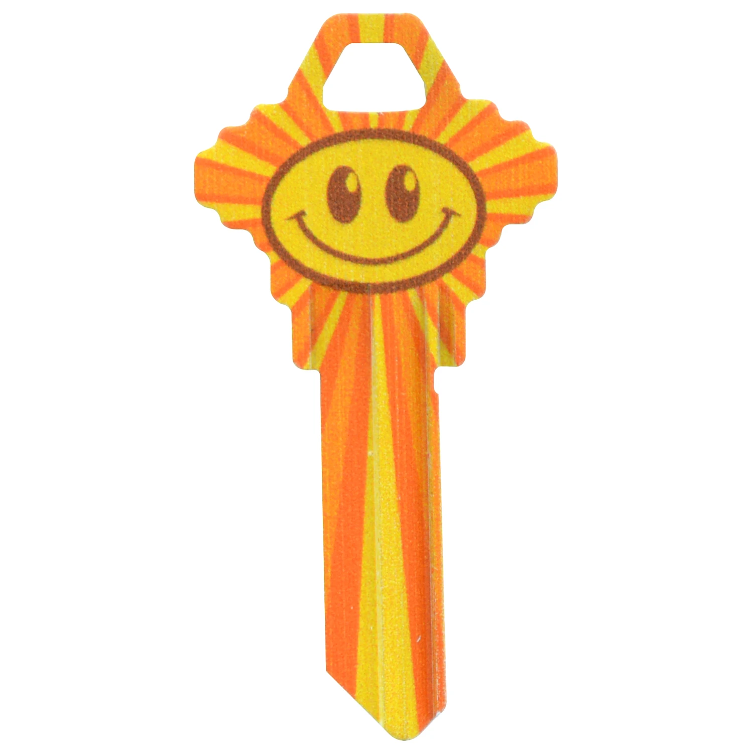 Hillman Wackey Smiley Face House/office Universal Key Blank Single Sided