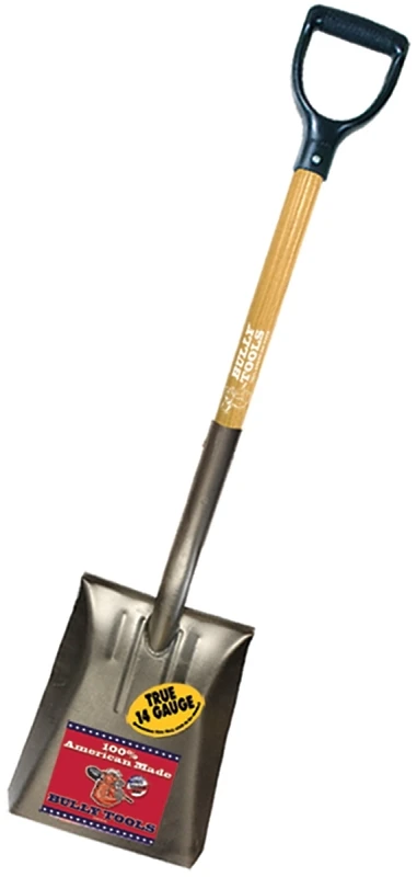 14-gauge Square Point Shovel With American Ash D-grip Handle 42.25-inch
