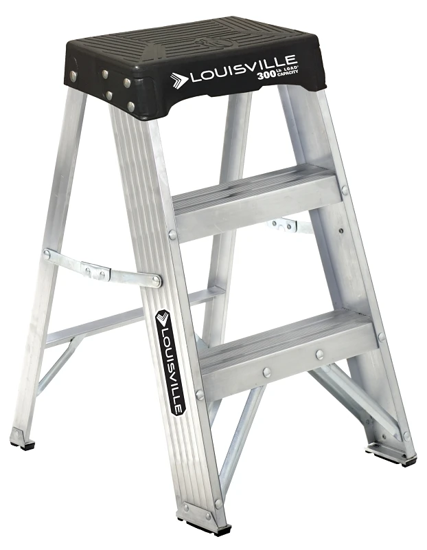 2-foot Aluminum Step Ladder, Type Ia, 300-pound Duty Rating