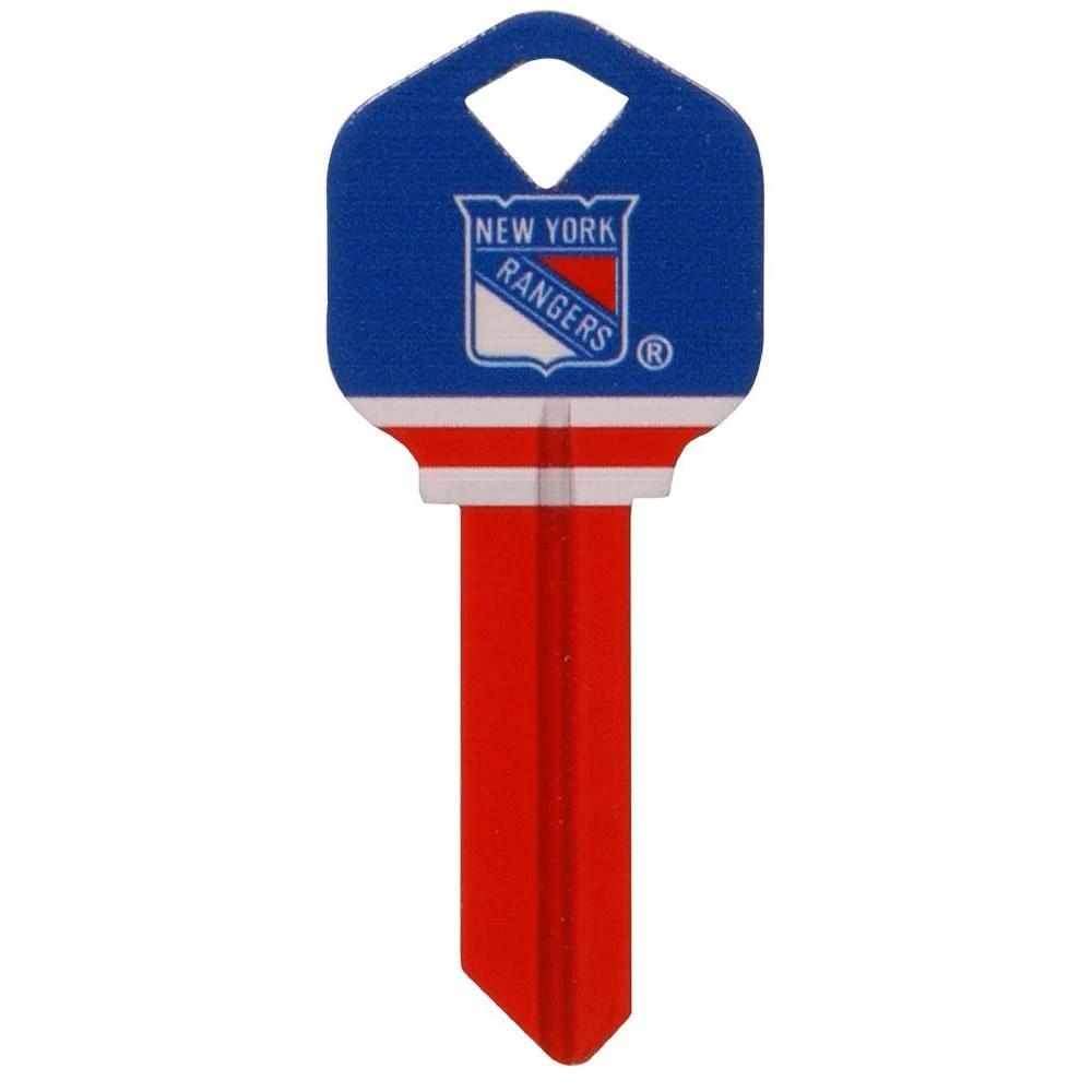 Hillman #66 Nhl New York Rangers Key Blank - Unique Team Loyalty Accessory
