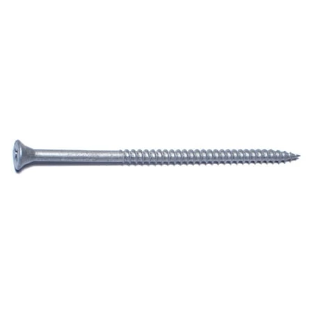 #10 X 4 Silver Phillips Deck Screws - Ruspert Coated Steel Bugle Head