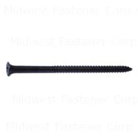 #10 X 3-3/4 Black Phosphate Fine Thread Phillips Bugle Head Drywall Screws