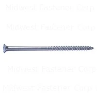 #10 X 4-1/2 Dacrotized Steel Phillips Bugle Head Deck Screws - 100 Count