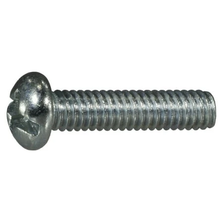 #10-24 X 1-1/2 Zinc Plated Steel Combo Round Head Machine Screws