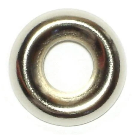 #10 Nickel Plated Brass Finishing Washers 7/32 X 19/32 Fwb-099
