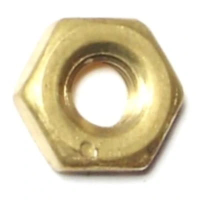 #10-32 Brass Hex Machine Screw Nuts - Fine Thread Hex Nuts For Secure Fastening