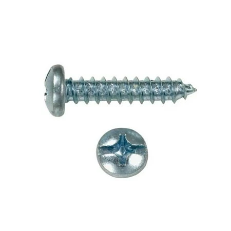 #10 X 5/8 Zinc Combo Pan Sheet Metal Screws - 100 Count