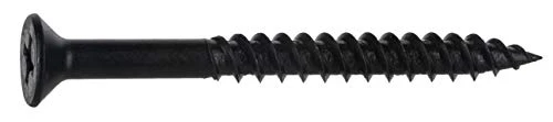 #10 X 2 Black Phosphate Steel Phillips Flat Head Twinfast Wood Screws