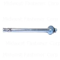 Wedge Anchors 3/4 Inch X 12 Inch Zinc Coated Heavy Duty Fasteners