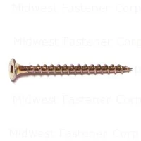 Square Drive All Purpose Screws 6 X 2 Yellow Zinc - Versatile Fasteners For Various Applications