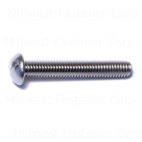 Slotted Round Machine Screws 10-32 X 1-1/4 Stainless Steel - Durable Fasteners