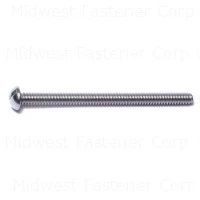 Slotted Round Machine Screws 6-32 X 2 Stainless Steel - Durable Fasteners
