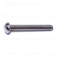 Slotted Round Machine Screws 6-32 X 1 Inch Stainless Steel - Durable Fasteners