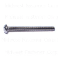Slotted Round Machine Screws 6-32 X 1-1/2 Stainless Steel - Durable Fasteners