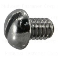 Slotted Round Machine Screws 8-32 X 1/4 Inch Brass - Durable Fasteners