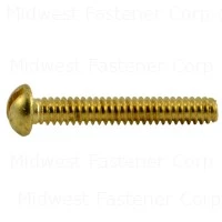 Slotted Round Machine Screws 4-40 X 3/4 Inch Brass - Durable Fastening Solution