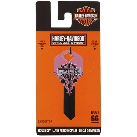 Pink Key Blank #66 Kw1 For Motorcycles And Accessories