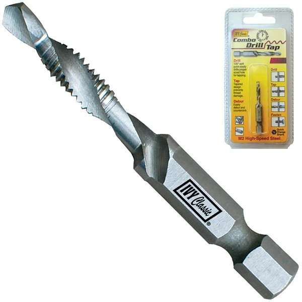 3/8-inch-16nc Combo Drill And Tap Bit, M2 High Speed Steel