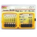 06020 8-piece Combo Drill/tap Bit Set, M2 High-speed Steel With Case