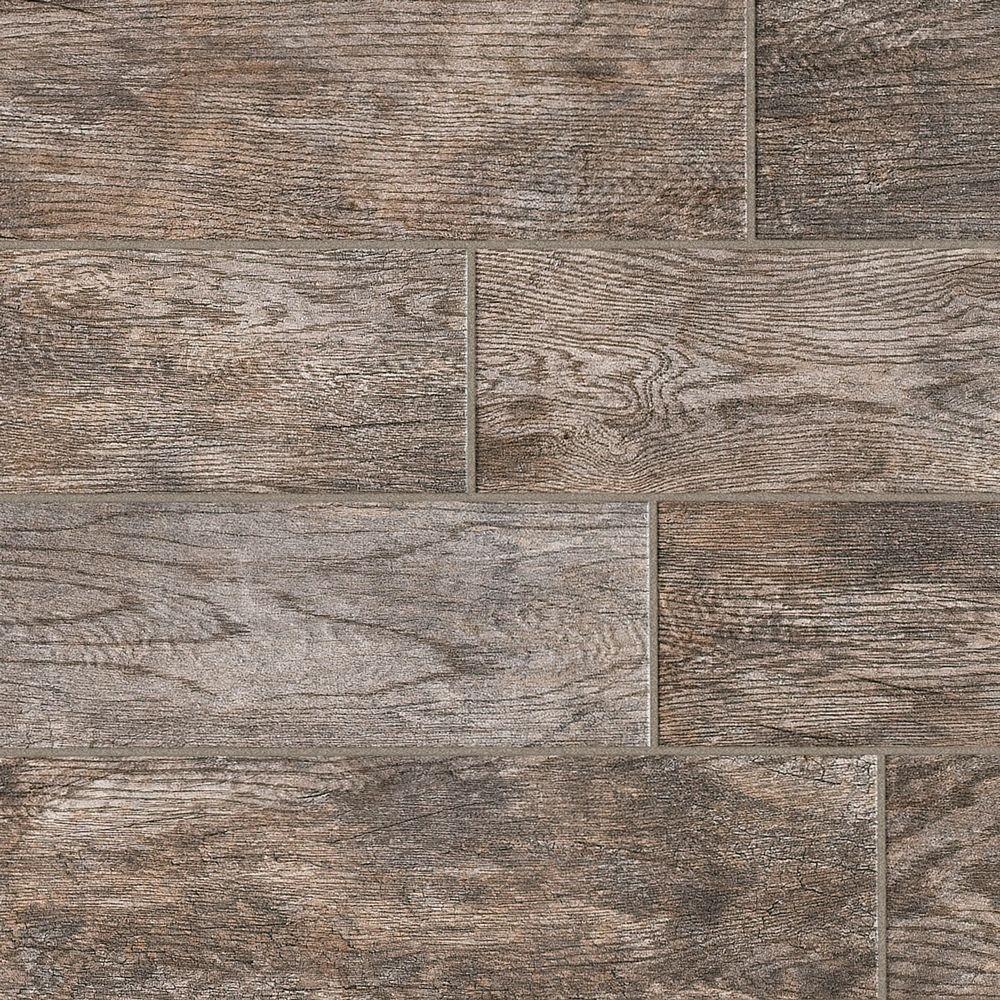 Marazzi Montagna Rustic Bay 6 in. x 24 in. Glazed Porcelain Floor and Wall Tile (14.53 sq. ft. / case)