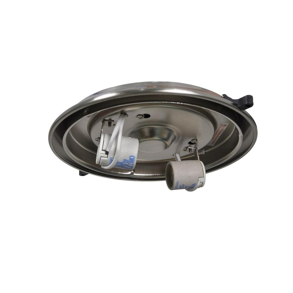 Gazebo 52 in. Brushed Nickel Ceiling Fan Replacement Light Kit