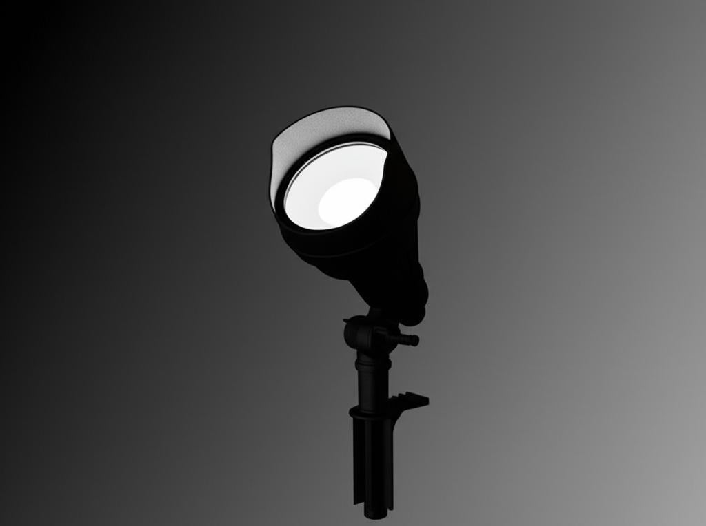 Hampton Bay Millennium Black Adjustable LED Landscape Flood Light